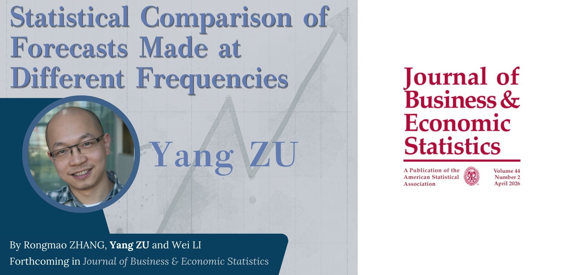 Department banner for Statistical Comparison of Forecasts Made at Different Frequencies by Rongmao Zhang, Yang Zu, and Wei Li